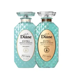 Diane Shampoo and Conditioner Cleans Oil and Refreshes Scalp 450mlx2