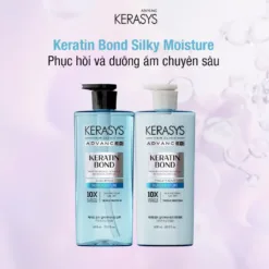 KeraSys Herbal Shampoo and Conditioner Set Reduces Hair Loss and Stimulates Hair Growth 600mlx2